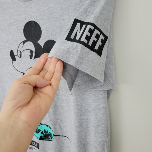 Disney Mickey mouse Graphic Grey T Shirt top Size M - Picture 4 of 5